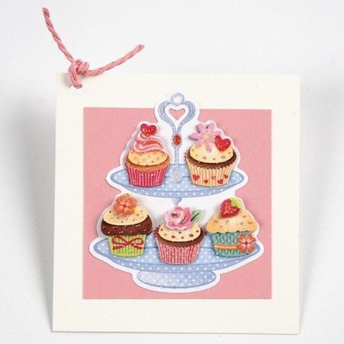 Support avec gâteau 3D