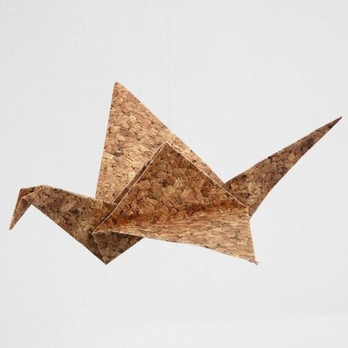 Un oiseau origami en papier origami Oslo Nature