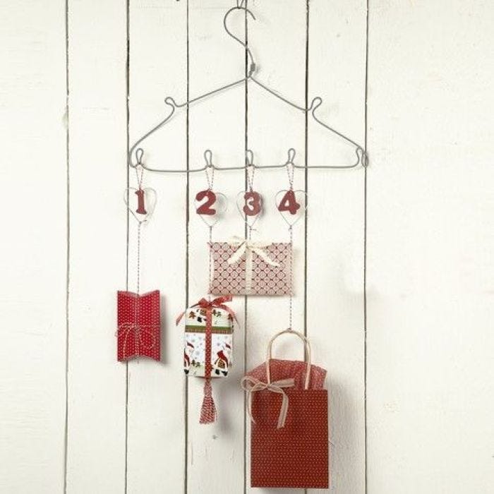 Metal Hearts in an Advent Calendar