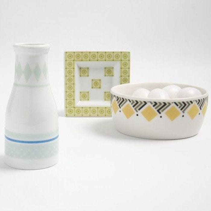 Masking Tape sur porcelaine