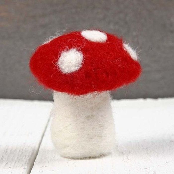 Un champignon feutré