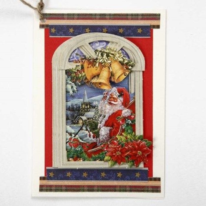 Une carte de Noël avec découpages 3D