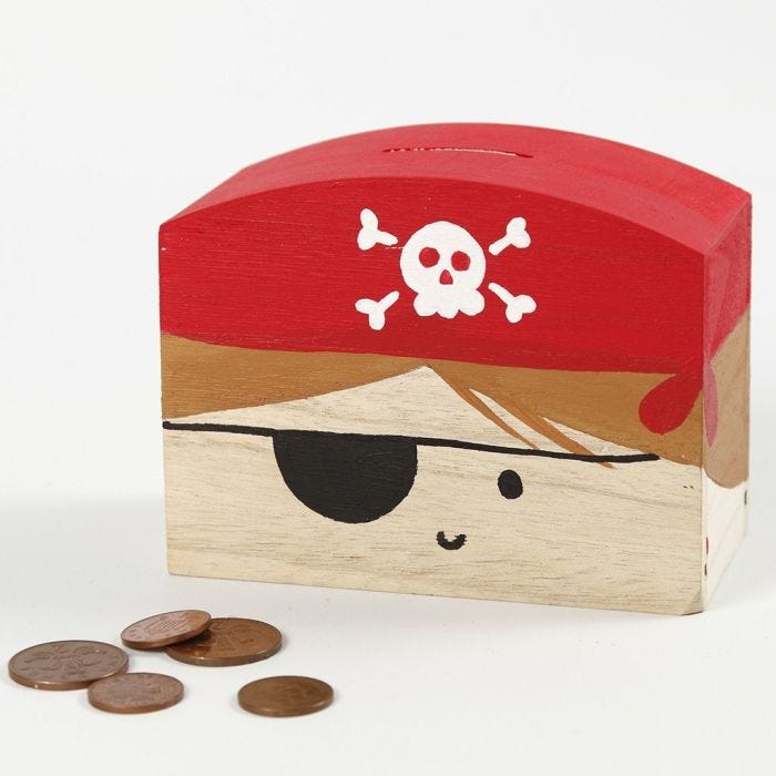 Une tirelire pirate