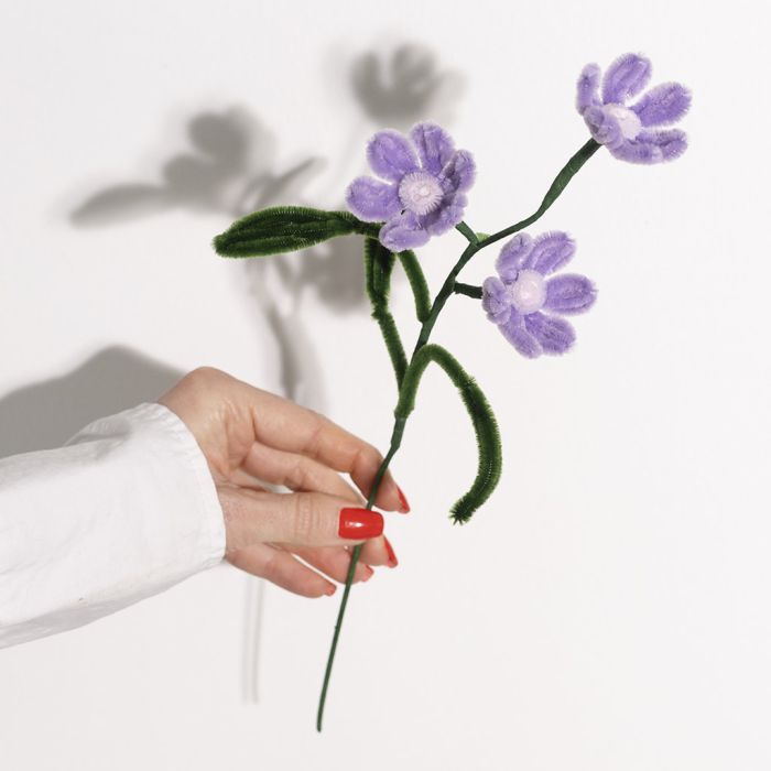 Marguerite en fil chenille