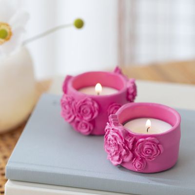 Photophores avec fleurs détaillées