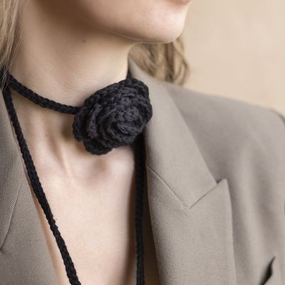 Rose en crochet