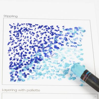 Comment utiliser la technique de pointillage avec des pastels à l’huile