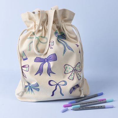 Sac avec nœuds dans marqueur