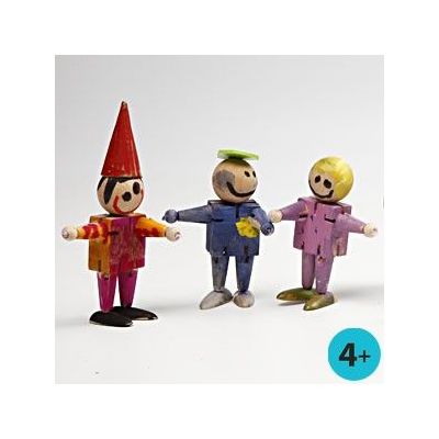 Elastic Wooden Men