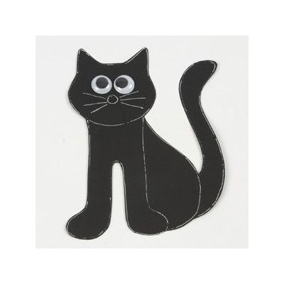 A Black Cat made from Card