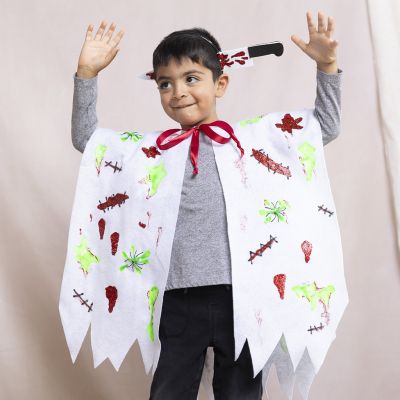 Costume de zombie effrayant pour Halloween