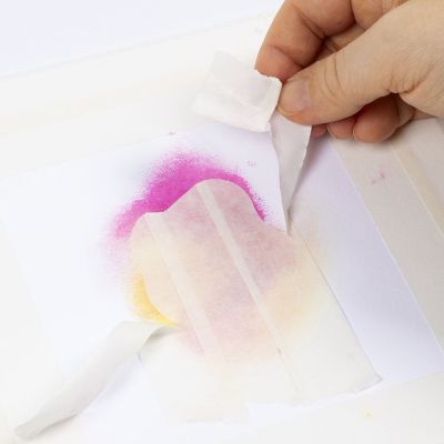 Comment utiliser du ruban de masquage pour créer des lignes et des effets nets avec des pastels à l’huile