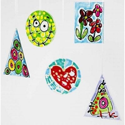 Pendants en verre avec Window Color