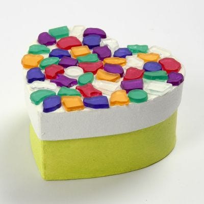 Une boîte en forme de cœur