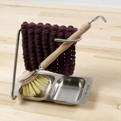 Un torchon crocheté au point mouche