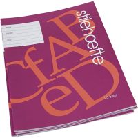 Cahier d'exercices avec du papier ligné, A4, dim. 21x29,7 cm, 32 , 25 pièce/ 1 Pq.