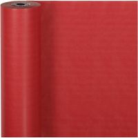 Papier cadeau, L: 50 cm, 60 gr, rouge, 100 m/ 1 rouleau