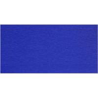 Papier Crépon, 50x250 cm, bleu, 10 pli/ 1 Pq.