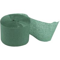 Rouleaux de Papier Crépon, L: 20 m, L: 5 cm, vert, 20 rouleau/ 1 Pq.