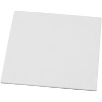 Canevas, dim. 15x15 cm, 280 gr, blanc, 1 pièce