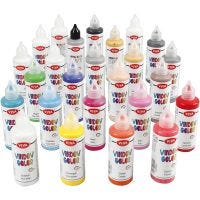Window Color, couleurs assorties, 25x90 ml/ 1 Pq.