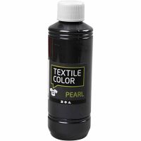 Peinture Textile Color , nacré, gris, 250 ml/ 1 flacon