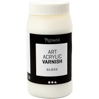 Vernis Art Acrylic, brillant transparent, blanc, 500 ml/ 1 boîte