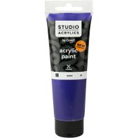 Peinture acrylique Creall Studio, opaque, violet, 120 ml/ 1 flacon