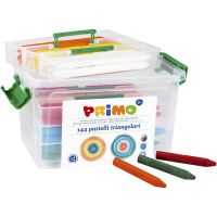 crayons de cire PRIMO, couleurs assorties, 12x12 pièce/ 1 Pq.