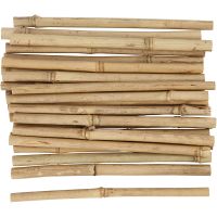 Bâton de bambou, L: 20 cm, ép. 8-15 mm, 30 pièce/ 1 Pq.
