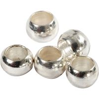 Perles à écraser, d 2 mm, argenté, 100 pièce/ 1 Pq.