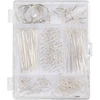 Kit de démarrage pour bijoux, argenté, 1 set/ 1 Pq.