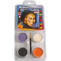 Eugelspiegel Maquillage visage, halloween, ass. de couleurs, 1 set