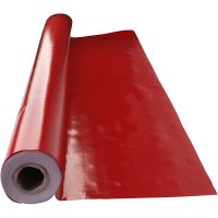 Nappe de table cirée, L: 140 cm, rouge, 1 par m
