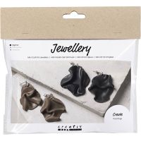 Mini Kit DIY Bijoux, Boucles d’oreilles pliées, 1 Pq.