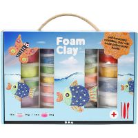 Boîte Cadeau Foam Clay®, ass. de couleurs, 1 set
