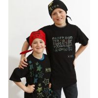 T-Shirts and Bandanas with Stamp Printing