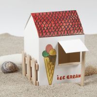 A self-assembled and decorated Ice Cream Stand