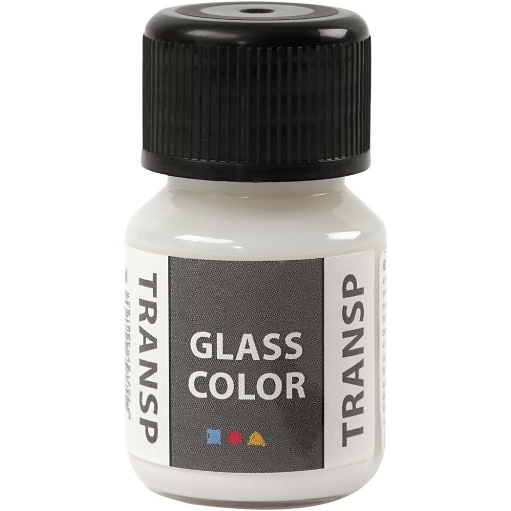 Glass Color transparente, blanc, 30 ml/ 1 flacon