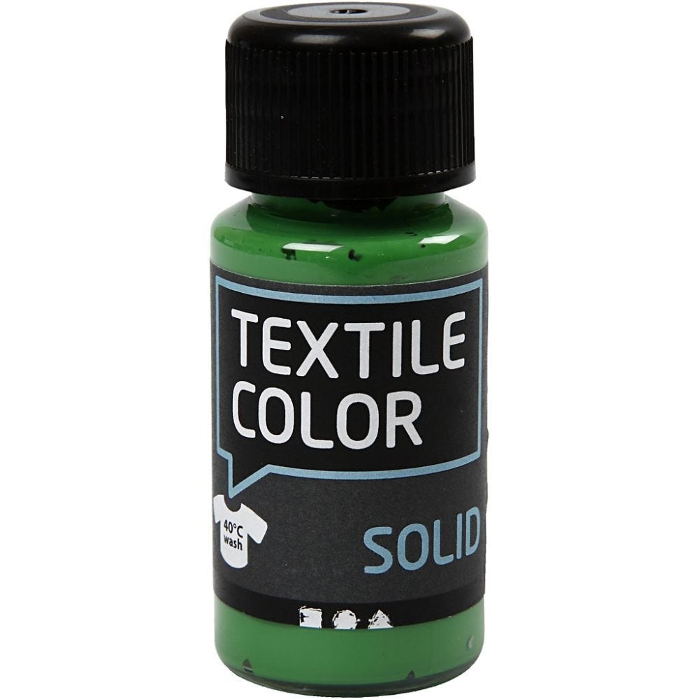 Textile Solid, opaque, vert brillant, 50 ml/ 1 flacon