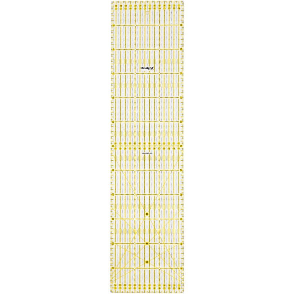 Règle pour patchwork, L: 60 , L: 15 cm, 1 pièce