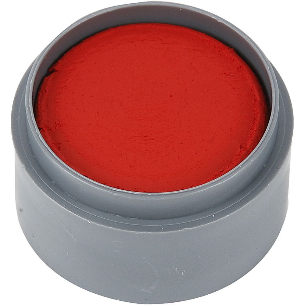 Maquillage visage à base d'eau, rouge vif, 15 ml/ 1 boîte