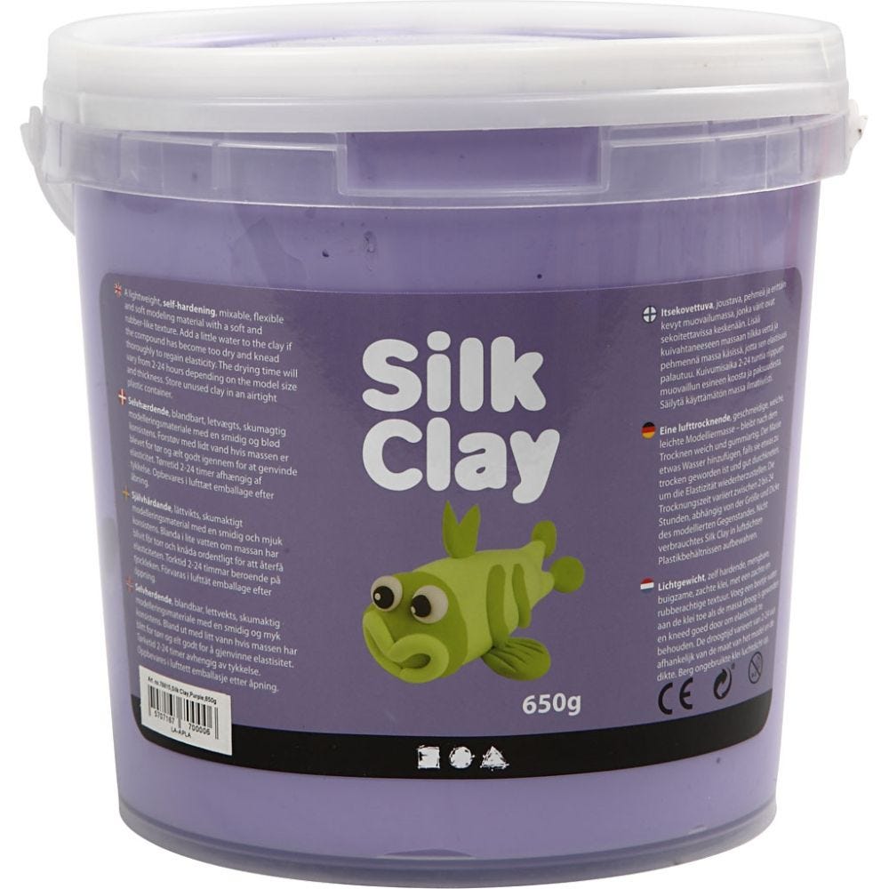 Silk Clay®, violet, 650 gr/ 1 seau