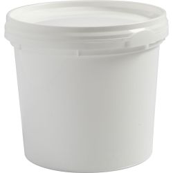 Seaux en plastique avec couvercle