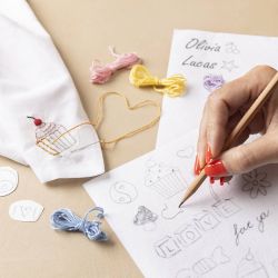 Feuille de broderie hydrosolubles