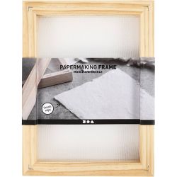 Moule double cadre pour la fabrication de papier