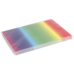 Papier cartonné arc-en-ciel