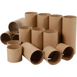 Rouleaux de papier toilette, L : 4,7+9,3+14 cm, 60 pi&egrave;ces/ 1 Pq.