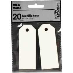 Étiquettes en carton