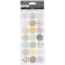 Autocollants pastels